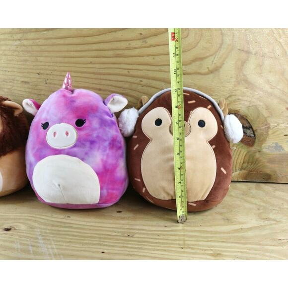 Squishmallow Plush Lot of 4 Lola Hans Cookie Squish Doos Stuffed Animals - Picture 2 of 4